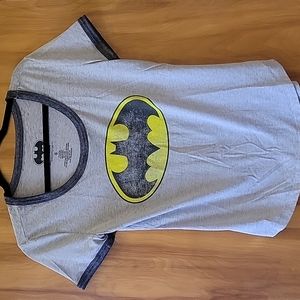 DC Comics Grey Distressed Batman Tee